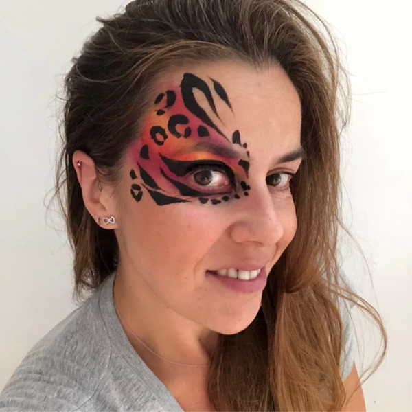 Tiger Lines and Leopard Spots Face Painting Basics by Belén - KrazeFX